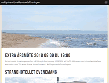 Tablet Screenshot of mellbystrand.se